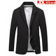 BOSS casual blazer men's spring and autumn high-end brand brushed men's suit single-piece top single suit no ironing black L 175