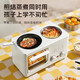 Xiaomi (MI) Youpin ecological chain, same model as Xiaomi Youpin ecological chain, same model as Mijia, same model for lazy dormitory, four-in-one breakfast machine, coffee, steaming, roasting, and frying all-in-one pot, multifunctional 8L four-in-one green, with steamer + anti-scalding gloves