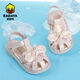 Yingtang Baba Duck Girls Sandals Summer Non-Slip Soft Sole Baby Shoes 2025 New Little Girls Fashion Princess Shoes Baotou Pink Size/160 Shoe Inner Length 13.5CM 22