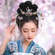 Beimeixing Hanfu hair crown for women with tassels, hairpins, hairpins, top hairpins, ancient-style Ming-made phoenix crowns, full set of costume-style headwear