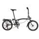 CRANSTON Xiaobu 9-speed folding bike, portable 20-inch folding bike, long-distance riding tri-fold bike, unisex folding 20-inch 9-speed silver M handlebar, 20 inches