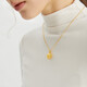 Chow Sang Sang Gold Pendant Pure Gold Longevity Lock Baby One-Year-Old Gift Necklace Not Included 09300P Price 3.3g