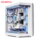 Colorful Ultra 285K RTX5090D/5080 Vulcan flagship graphics card gaming desktop overclocking e-sports Ai computing host DIY assembly machine computer complete machine U9 285K+RTX5090D v2丨Vulcan White