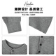 Homlean old money Henry collar knitted sweater men's advanced lazy style casual all-match top autumn HC19 dark gray 4XL