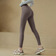 LULULMCCTN Yoga Pants Women's High Waist Hip Lifting Sports Fitness Tight Pilates Training Pants Women's Khaki Brown New Color L