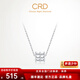 CRD Ke Laidi spot sparkling pt950 small waist platinum necklace solid shiny chain girlfriend gift 4.50g