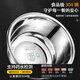 FISDDIS 304 stainless steel basin seasoning basin extra thick soup basin vegetable salad basin and basin 20cm cooking basin LLP-20