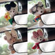 Litian car interior accessories car center control screen cute cartoon bear car rearview mirror ornaments brown bear white wedding rearview mirror ornaments