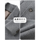 AX Armani autumn and winter thickened wool suit jacket men's business casual woolen single suit jacket down jacket black M 170 90-120Jin Jin equals 0.5 kg