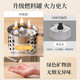 Small hot pot for one person, alcohol stove for one person, commercial Yuanyang boiler, soup pot, household stainless steel pot, outdoor stainless steel Jiuding stove (no fuel) + single flavor pot 17cm