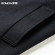 Romon sheep wool woolen coat men's autumn and winter mid-length coat casual warm daddy woolen coat