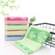 Pure cotton face towel flower absorbent children's face towel kindergarten soft towel blue 33*73cm 1 piece