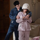 Princess Mark three-layer thickened quilted pajamas for women winter flannel cold-resistant and warm autumn and winter couple home clothes for men WZTJ05739-couple women's L