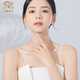 Chinese jewelry shiny crushed ice gold ring women's pure gold closed ring birthday gift anniversary gift for girlfriend and wife crushed ice ice ring 10 rings 0.85g-1g
