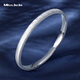Miss JuJu pt950 platinum fantasy cat eye bracelet for women platinum colorful brushed round bracelet Free engraving, ghostwriting greeting cards, please contact online customer service for details