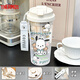THERMOS Kulomie Water Cup 2025 new large capacity high-value office cup portable coffee cup for girls [food grade fall-resistant PC] white-white-BXAO16755