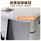 Zhaishida Computer Desk Study Table Hand-crank Lift Table Home Desktop Student Writing Desk Gaming Table DNZ-17 Upgraded Three-Work Reinforcement Simple White 100*60cm