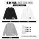CHOCOOLATE it waffle long-sleeved top men's 2025 autumn black versatile casual pullover henley shirt black 3XL recommended 170Jin Jin equals 0.5kg -190Jin Jin equals 0.5kg