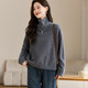 Shexi (Srcr) 365g thickened 100% wool sweater for women autumn and winter loose knitted base layer