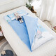 Pure cotton removable and washable children's sleeping bag anti-kicking quilt artifact baby baby sleeping big children autumn and winter plus velvet Dream Elephant soft and waxy texture 80X150cm light sleeping bag cover