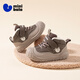 Mini Bala (minibala) winter plus velvet to keep warm 25 years new boys' cotton shoes anti-kicking baby toddler shoes children's shoes girls casual shoes