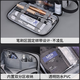 WCZ German brand toiletry bag for business trips for men, wet and dry separation waterproof portable set for women, large capacity, small size, high-end gray | high-end leather film three-layer model