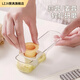 LZJV ginger and garlic grinder three-in-one potato slicer household ginger paste garlic shred multi-functional garlic pounding and vegetable cutting artifact zero-damage fingertip hand protection design green grater + slicing + grinding