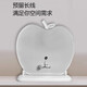 Desktop makeup mirror with LED light to fill in the light Apple dressing table mirror can rotate dormitory Internet celebrity girl heart ins style Apple with light model white