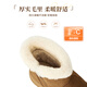 Belle Thick Sole Heightening Snow Boots Women's 2025 Winter New Shopping Mall Same Style Furry Warm Short Boots E6W1DDD5 Brown 37
