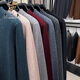 
100% wool men's thickened wool sweater for men in winter half-high neck warm sweater for middle-aged men pull-up base shirt BE-GHG900 black gray M (165) Recommended 90-125Jin [Jin equals 0.5 kg]