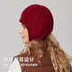 UK ear protection fleece earmuffs Lei Feng hat keeps warm, windproof and cold-proof, looks small, casual and versatile, ginger yellow