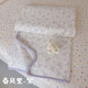 Fantasy bed sheet three-piece set quilted bed cover single piece tatami kang cover single 2025 new style for all seasons spring breeze purple single bed cover 90 200cm (crib recommended)