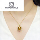 ROYALPRINCESS Philippines thick golden sea pearl single necklace gold South Sea gold bead pendant 1314mm