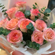 Qianqian Whispering Dounan base direct wholesale rose flowers nationwide express delivery girlfriend gifts home water-raised flower arrangements real flowers Elsa roses 18 pieces + 2 pieces loss prevention