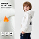 Levi's Levi's children's clothing boys' hooded sweatshirt winter new children's fleece top candy white 150/72