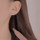 Qi Xiaomi s925 sterling silver bow pearl earrings for women 2025 new popular earrings niche light luxury high-end earrings a pair of bow pearl earrings s925 silver