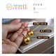 Zezhijia (zezhijia) gold Nanyang thick gold demon purple pearl pendant single 12-14mm perfect round bright light necklace for women gold pearl 12mm pendant with chain beauty