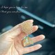 Yusenyi Internet celebrity car perfume air outlet aromatherapy car air conditioning decoration car fragrance tablets mermaid personality mixed green sequins tail air vent with fragrance tablets single price 1g 1 bottle
