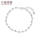Lukfook Jewelry Platinum 950 Watermelon Beads CNC Craft Platinum Bracelet Price HEP0002DS 3.36g (including labor cost 417 yuan)