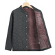 Xiaofu dad autumn and winter velvet thickened cardigan elderly men's warm tops middle-aged and elderly grandfather's home coat