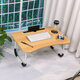 Bed table integrated desk laptop table folding table simple stall home bedroom small table 60*40-flat style-w-black