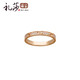 Reza 18K gold ring 18K rose gold AU750 color gold baby's breath couple ring wedding ring birthday baby's breath US size 5