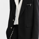 Earl Joel 2025 neuer lässiger Blazer Herren High-End-Zugwolle losen Anzug Engagement Business Anzug dünn