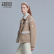 Teenie Weenie Bear Women's Jacket 25 Winter New Style Simple Fashionable Comfortable Reversible Plush Top Khaki XS
