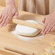 Quange (QUANGE) rolling pin, beech wood household solid wood rolling noodle dumpling skin rolling pin baking chopping board set tool length 29cm