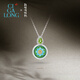 CIGA LONG Dunhuang Museum co-branded Baoxianghua Peridot Necklace New Chinese Style Jewelry Tourism Baoxianghua Peridot Necklace