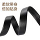 Playboy belt 2025 new belt men's automatic buckle middle-aged men's trouser belt high-end casual mirror black boy style 125cm