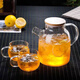 Craftsmanship glass teapot large capacity teapot thickened teapot household flower and fruit tea cold kettle living room cold kettle cold kettle 1800ml 1800ml