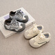 Terranis Yangma recommends 2025 spring and autumn new infant soft-soled non-slip toddler shoes for 0 to 3-year-old male baby casual silver 16_inner length 10.5cm