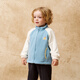 Tongtai (TONGTAI) baby coat spring and autumn baby clothes children's polar fleece top children's stand-up collar cardigan blue 90cm